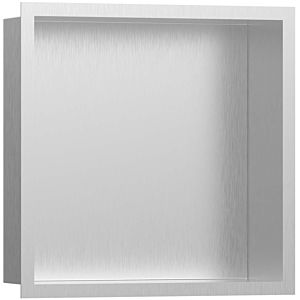 hansgrohe XtraStoris wall niche 56097800 30x30x10cm, with design Stainless Steel , match0 brushed, Stainless Steel optic