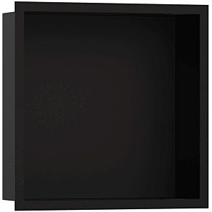hansgrohe XtraStoris wall niche 56098670 30x30x10cm, with design frame, matt black, matt black