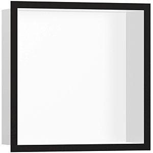 hansgrohe XtraStoris wall niche 56099670 30x30x10cm, with design frame, matt white, matt black