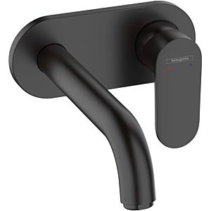 Vernis Blend hansgrohe 71576670 concealed basin mixer, for wall mounting, with spout 20.5cm, matt black
