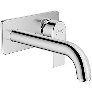 Vernis Shape hansgrohe 71578000 concealed basin mixer, for wall mounting, with spout 20.5cm, chrome