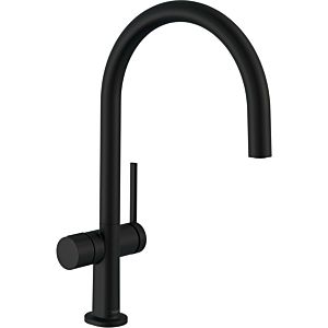 hansgrohe Talis M54 -220 kitchen faucet 72805670 device shut-off valve, 1jet, matt black