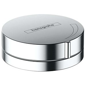 hansgrohe device shut-off valve 72841800 d= 48mm, round, stainless steel finish
