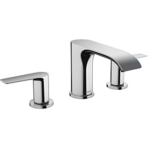 hansgrohe Vivenis 3-hole basin mixer 75033000 with pop-up waste set, chrome