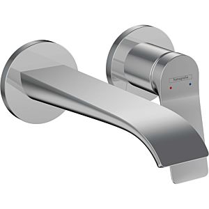 Vivenis hansgrohe 75050000 concealed basin mixer, for wall mounting, with spout 19.5cm, chrome