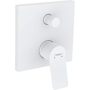 Vivenis hansgrohe concealed bath mixer, with integrated safety combination, matt white