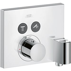 hansgrohe Axor ShowerSelect Square Thermostat 36712000, Unterputzthermostat, 2 Verbraucher