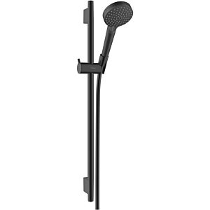 hansgrohe Vernis Blend set de douche 100 Vario 26423670 EcoSmart, avec barre de douche S Puro 65cm, noir mat