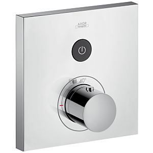 hansgrohe Axor ShowerSelect Square Thermostat  36714000,Unterputz Thermostat, 1 Verbraucher, chro