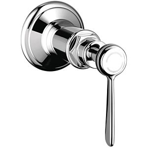 Axor Montreux hansgrohe 16872820 robinet d&#39;arrêt à encastrer, avec poignée à levier, nickel brossé