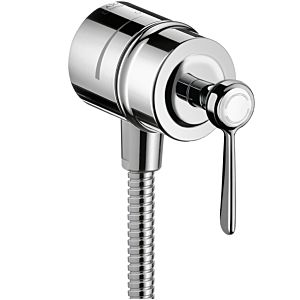 hansgrohe Axor Montreux mirror shut-off valve 16883820 with Check Valves , lever handle, brushed nickel