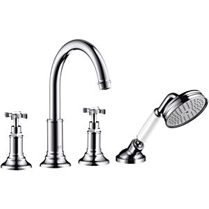 hansgrohe Wannenrandarmatur Axor Montreux 16546820 brushed nickel