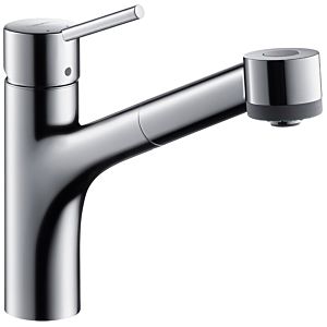 hansgrohe Talis S 170 kitchen mixer 32841000 with pull-out spray, swiveling, chrome