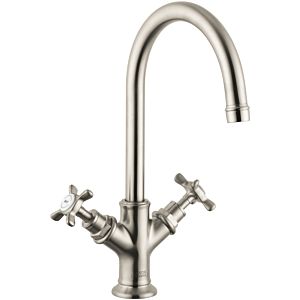 hansgrohe basin mixer Axor Montreux 1650682 brushed nickel, without drain fitting
