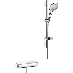 hansgrohe shower set Ecostat Select 150 2703600 chrome, DN 15, bar 65 cm, with shower thermostat