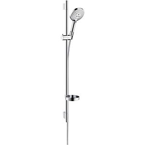 hansgrohe Raindance Select shower set 26633000 S 120, chrome, with 90 cm shower rail, EcoSmart