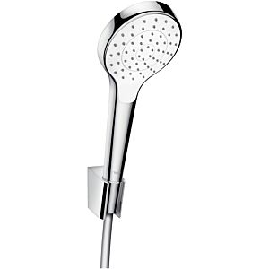 hansgrohe Croma Select S 1jet Wannenset 26420400 weiss-chrom, 125 cm Schlauch Isiflex