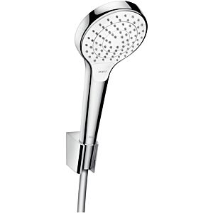 hansgrohe Croma Select S Vario Wannenset 26421400 weiss-chrom, 125 cm Schlauch Isiflex