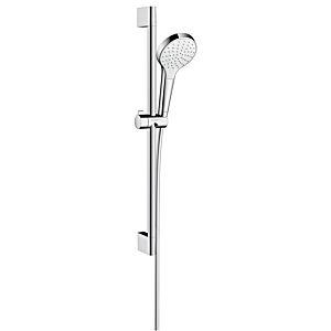 hansgrohe Croma Select S 1jet Brauseset 26564400 weiss-chrom, 65 cm Brausestange Unica Croma