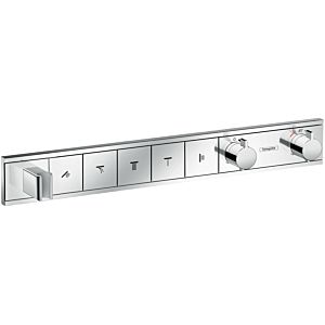 Hansgrohe RainSelect shower thermostat 15358000 chrome, for 5 consumers