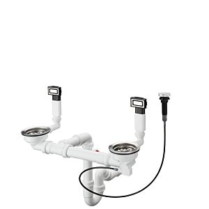 hansgrohe drain/overflow set 43932800 Stainless Steel , automatic, for 801 basin