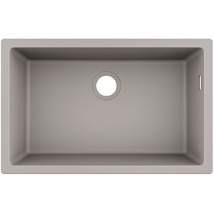 hansgrohe 43432380 710 x 450 mm, 2000 main bowl, concrete gray