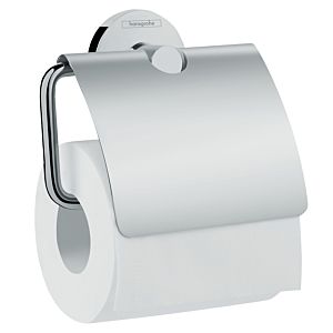 Hansgrohe Logis Universal paper holder 41723000 brass, with lid, chrome