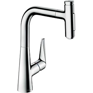 hansgrohe Talis kitchen faucet 72824000 chrome, pull-out spray, 2 pieces