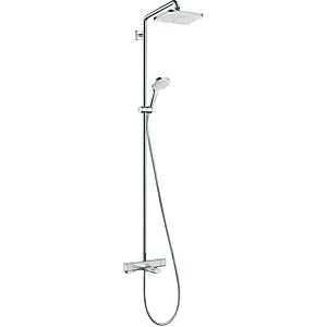 hansgrohe Croma E 280 1jet Showerpipe   27687000 chrom, mit Wannenthermostat