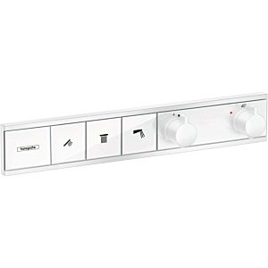 hansgrohe RainSelect trim set 15381700 concealed thermostat, 3 consumers, matt white