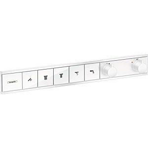 hansgrohe RainSelect thermostat 15384700 matt white, 5x consumer, concealed