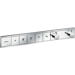 hansgrohe RainSelect thermostat 15384000 chrome, 5x consumer, concealed