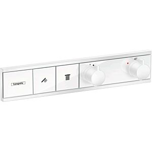 hansgrohe RainSelect thermostat 15380700 blanc mat, 2x consommateurs, encastré