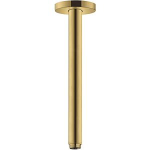 hansgrohe S Deckenanschluss 27389990 300mm, polished gold optic, DN 15, runde Rosette