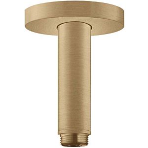 hansgrohe S ceiling connection 27393140 100mm, brushed bronze, DN 15, round rose