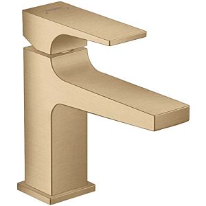 hansgrohe Metropol single lever basin mixer 32500140 projection 127mm, push-open waste set, brushed bronze