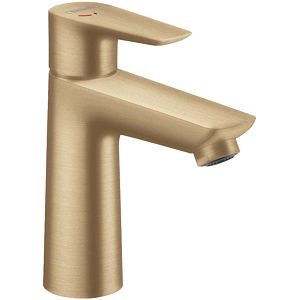 hansgrohe Talis E single lever basin mixer 71713140 with waste set, brushed bronze