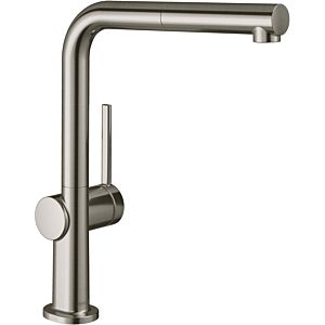 hansgrohe Talis M54 -270 kitchen mixer 72809800 pull-out spout, 1jet, sBox, Stainless Steel finish