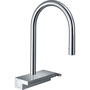 hansgrohe Aquno Select M81 kitchen mixer 73837000 with pull-out spray, 3jet, chrome