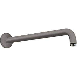 hansgrohe Brausearm 27413340 brushed Black Chrome, 90°, 389 mm
