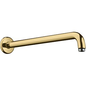 hansgrohe arm 27413990 polished gold optic, 90 °, 389 mm