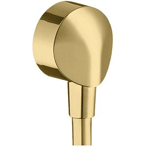 hansgrohe Fixfit E hose connection 27454990 DN 15, without Check Valves , polished gold optic