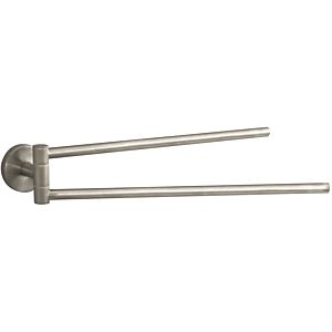 hansgrohe towel Logis 40512820 2-armed, brass, brushed nickel