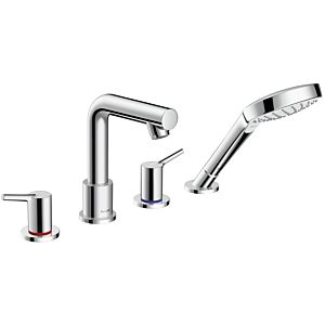 hansgrohe Talis S 4-hole bath mixer 72418000 DN 15, projection 200 mm, chrome