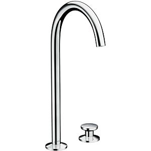 hansgrohe Axor One 2-hole basin mixer 48060000 projection 165mm, with push-open waste set, chrome