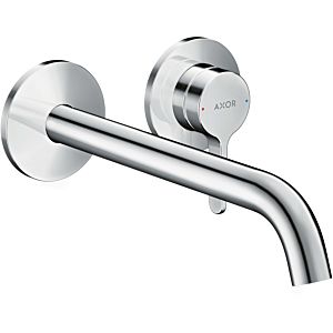 hansgrohe Axor One trim kit 48120000 concealed fitting, for wall mounting, with lever handle and spout 220mm, chrome