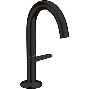 hansgrohe Axor One basin mixer 48010670 projection 122mm, with push-open waste set, matt black