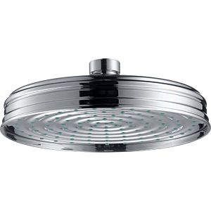 hansgrohe Axor Montreux overhead shower 28487330 Ø 180 mm, polished black chrome, ceiling or wall mounting, 1jet