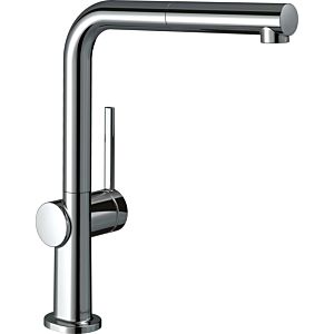 hansgrohe Talis M54 kitchen mixer 72860000 low pressure, with pull-out spout, 1jet, chrome