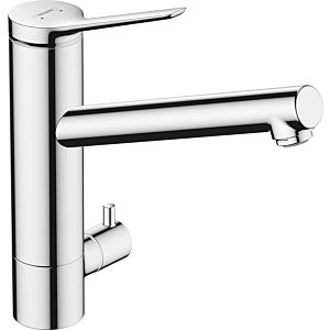 hansgrohe Zesis M33 200 kitchen faucet 74807000 1jet, appliance shut-off valve, CoolStart, chrome